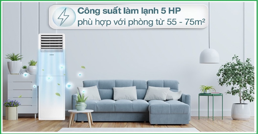9-6. Máy lạnh tủ đứng Samsung Inverter 5 HP AC048BNPDKC