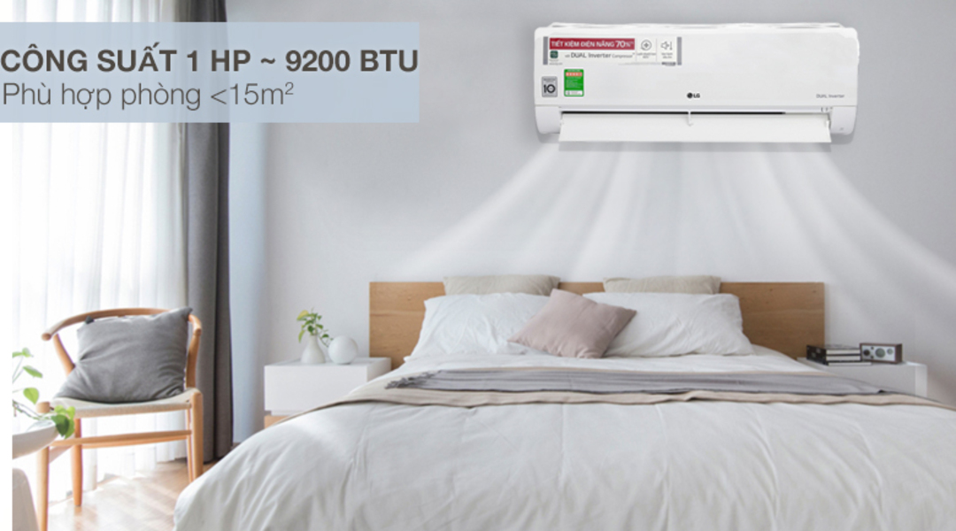 Máy lạnh LG Inverter 1HP V10ENF