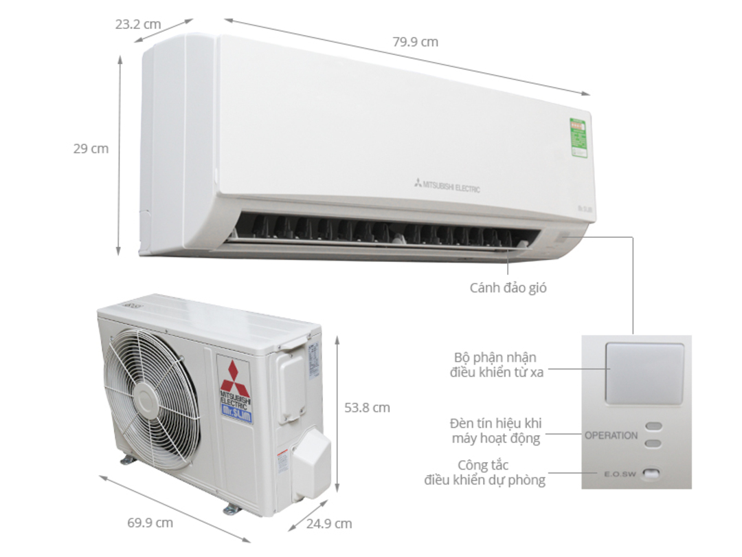Máy lạnh Mitsubishi Electric Inverter