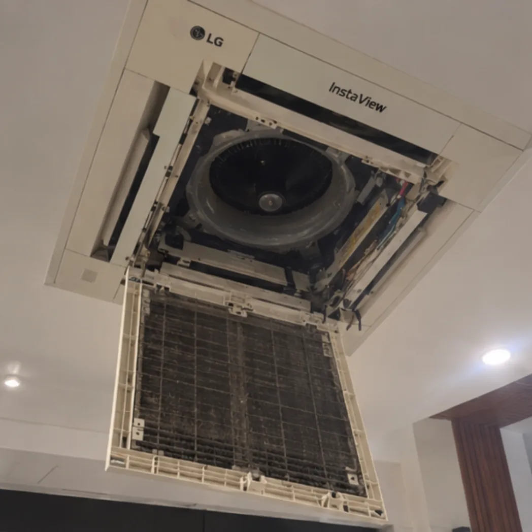 Sửa tủ lạnh LG InstaView 4 cánh báo lỗi Er FF không lạnh ngăn mát