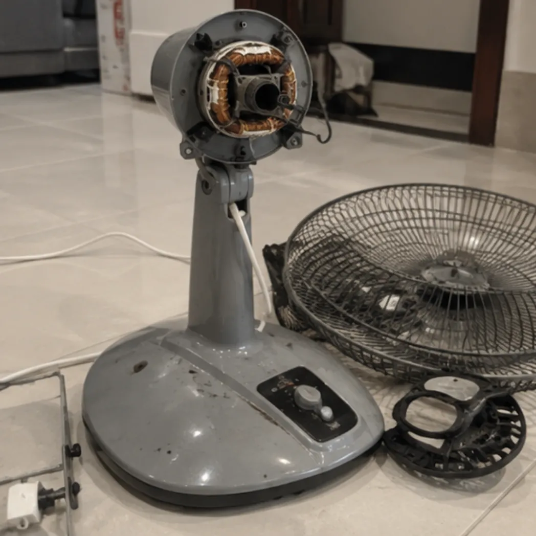 Thay motor quạt dàn lạnh điều hòa áp trần kêu to rít bạc đạn