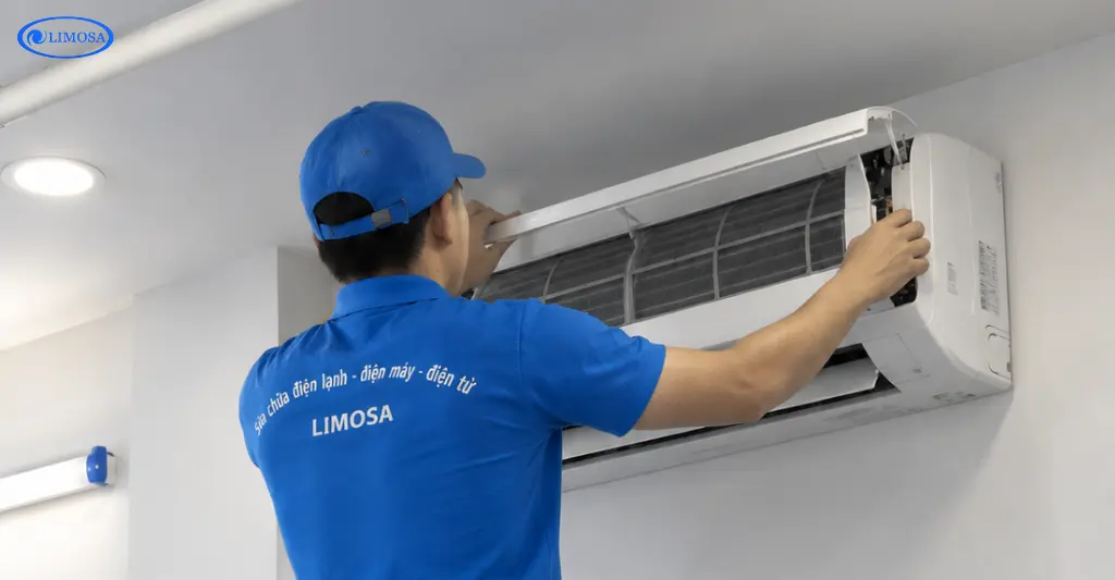 Bước 4 lắp ráp và kiểm tra nghiệm thu máy lạnh tại chung cư An Phú