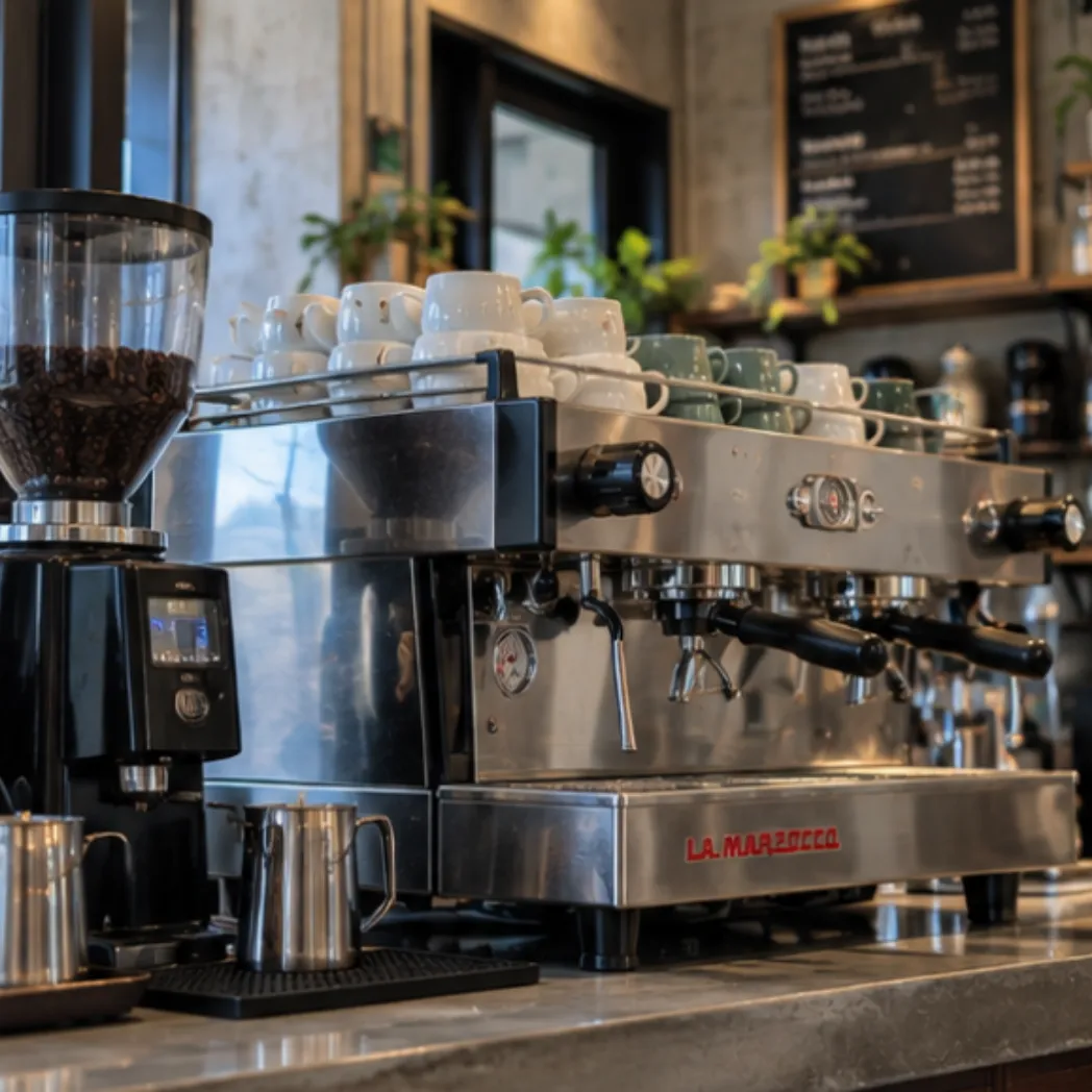 Sửa máy pha cà phê La Marzocco tụt áp suất boiler rò rỉ van an toàn