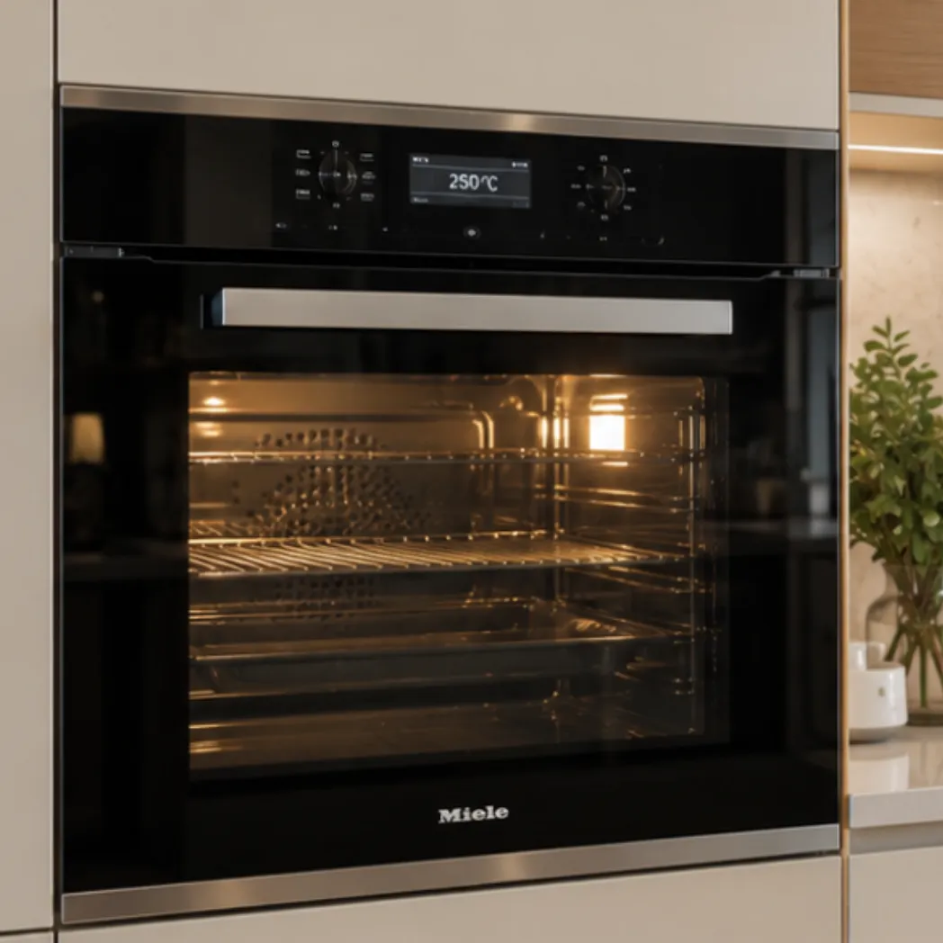 Sửa lò nướng âm tủ Miele đối lưu không đạt nhiệt độ thanh điện trở đứt