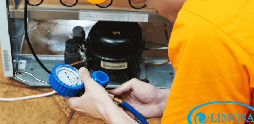 Quá trình bơm ga cho tủ lạnh dịch vụ bơm ga tủ lạnh Limosa