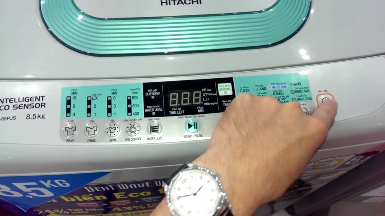 hướng dẫn sử dụng máy giặt hitachi