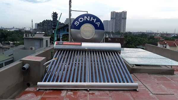 Sửa chữa máy nước nóng năng lượng mặt trời Sơn Hà