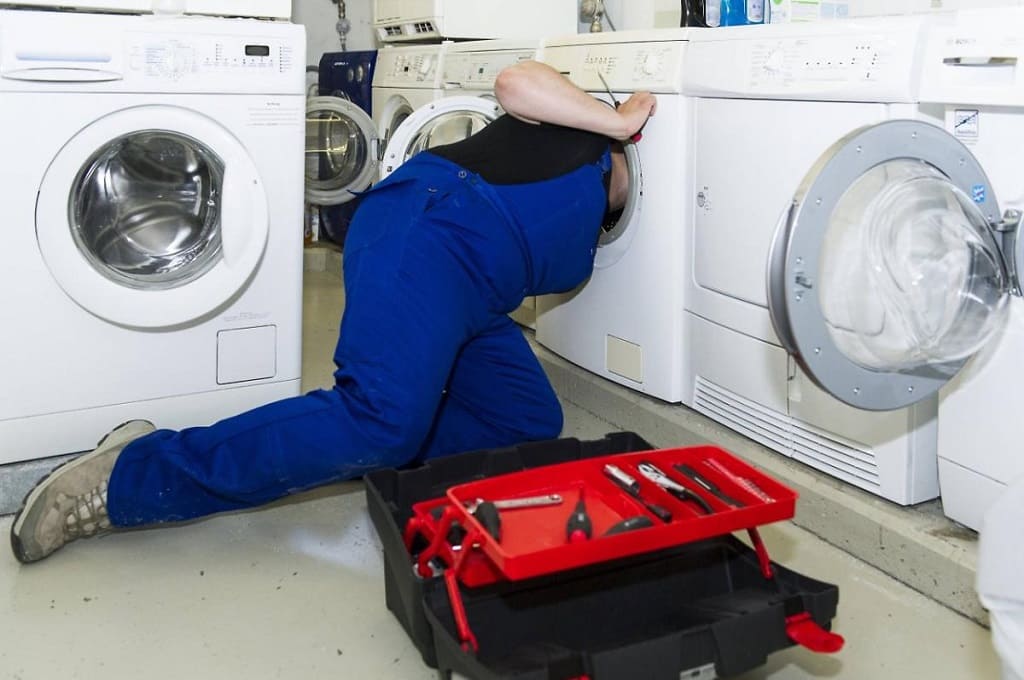 Sửa máy giặt cho tiệm giặt ủi tận nơi