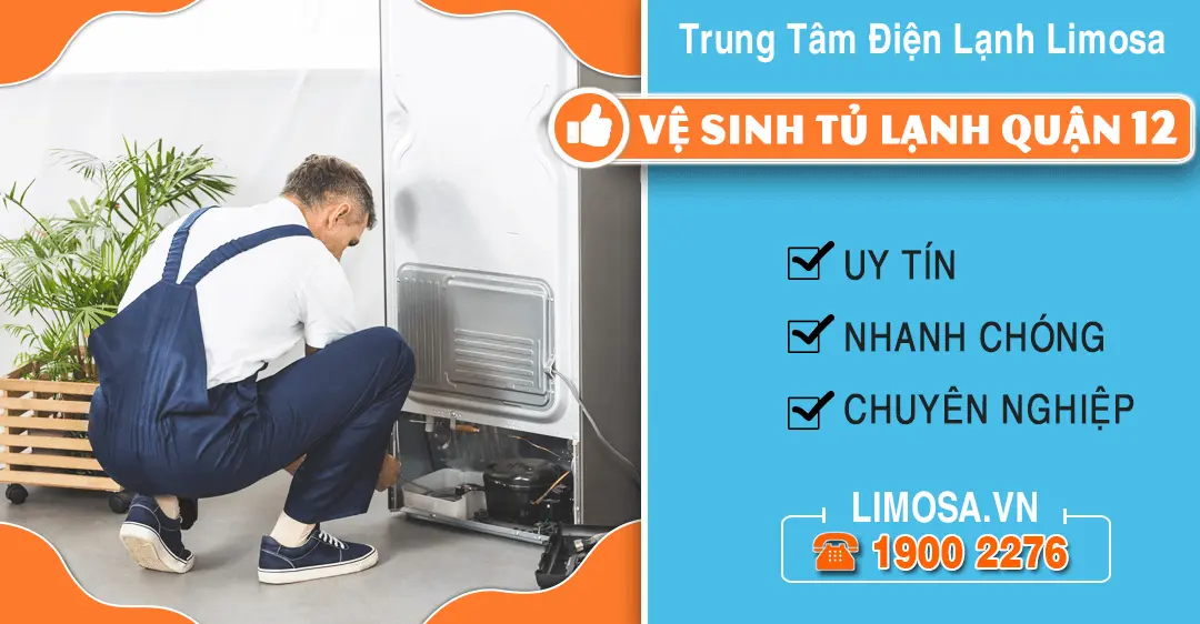 Vệ sinh tủ lạnh quận 12 Công ty sửa chữa điện lạnh Limosa