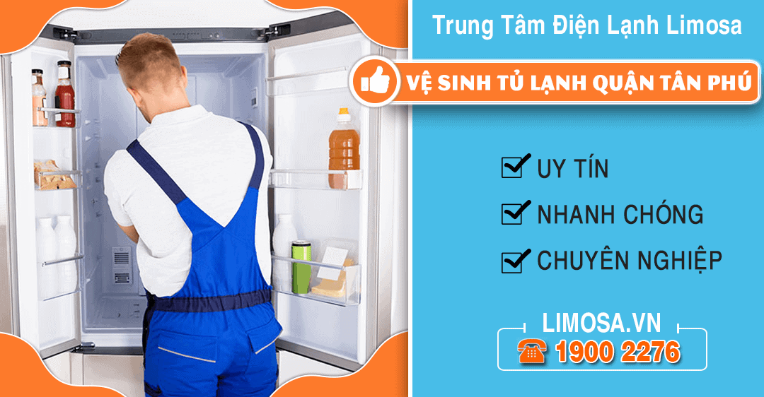 Vệ sinh tủ lạnh quận Tân Phú